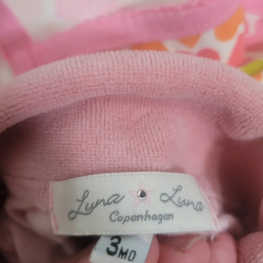 Carters Old Navy Luna Luna 3-6M Clothing Lot 5pc Baby Girl Jacket Top Pants